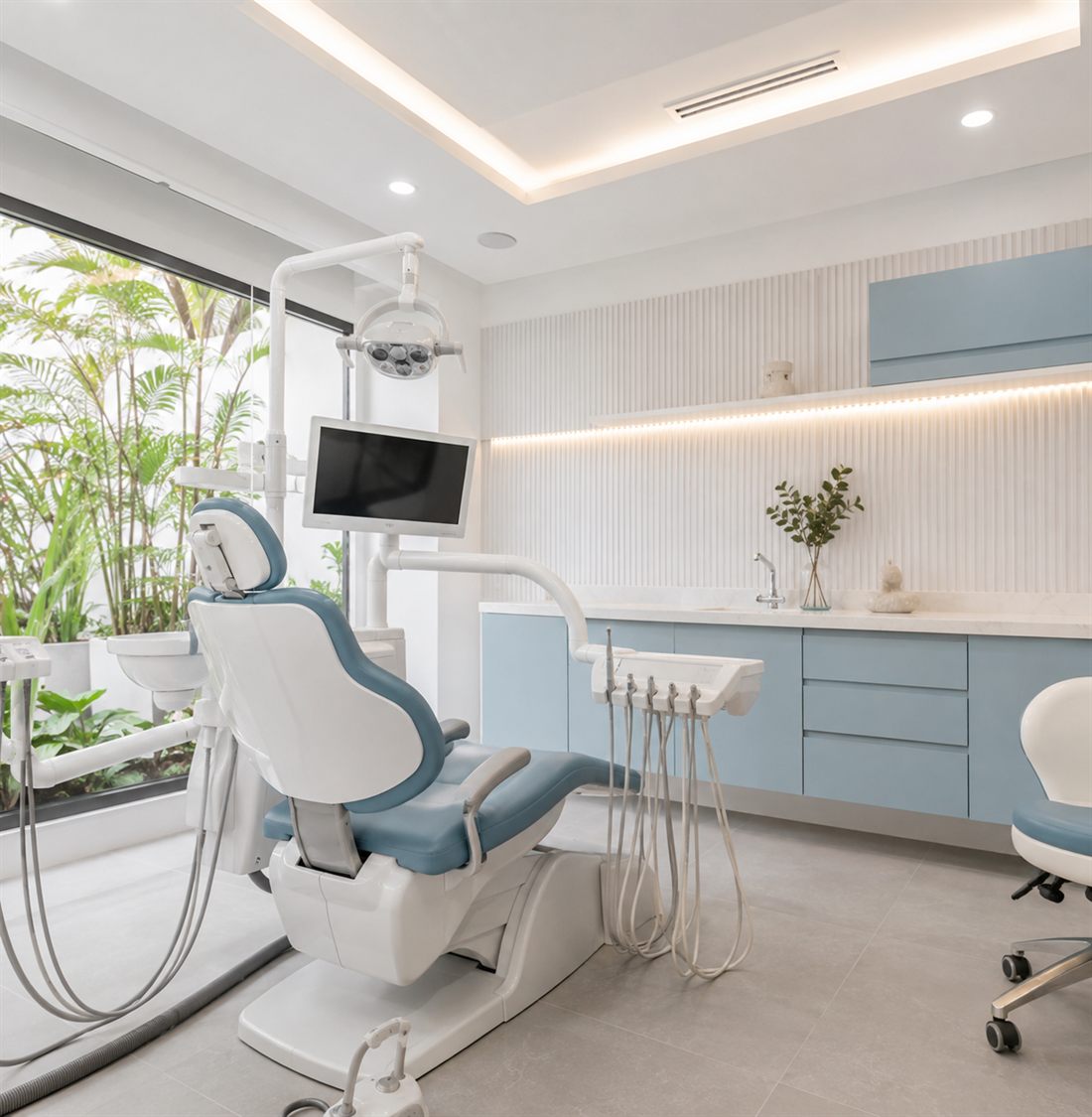 Consultorio de Dentistas Mendoza & Asociados, limpio y luminoso